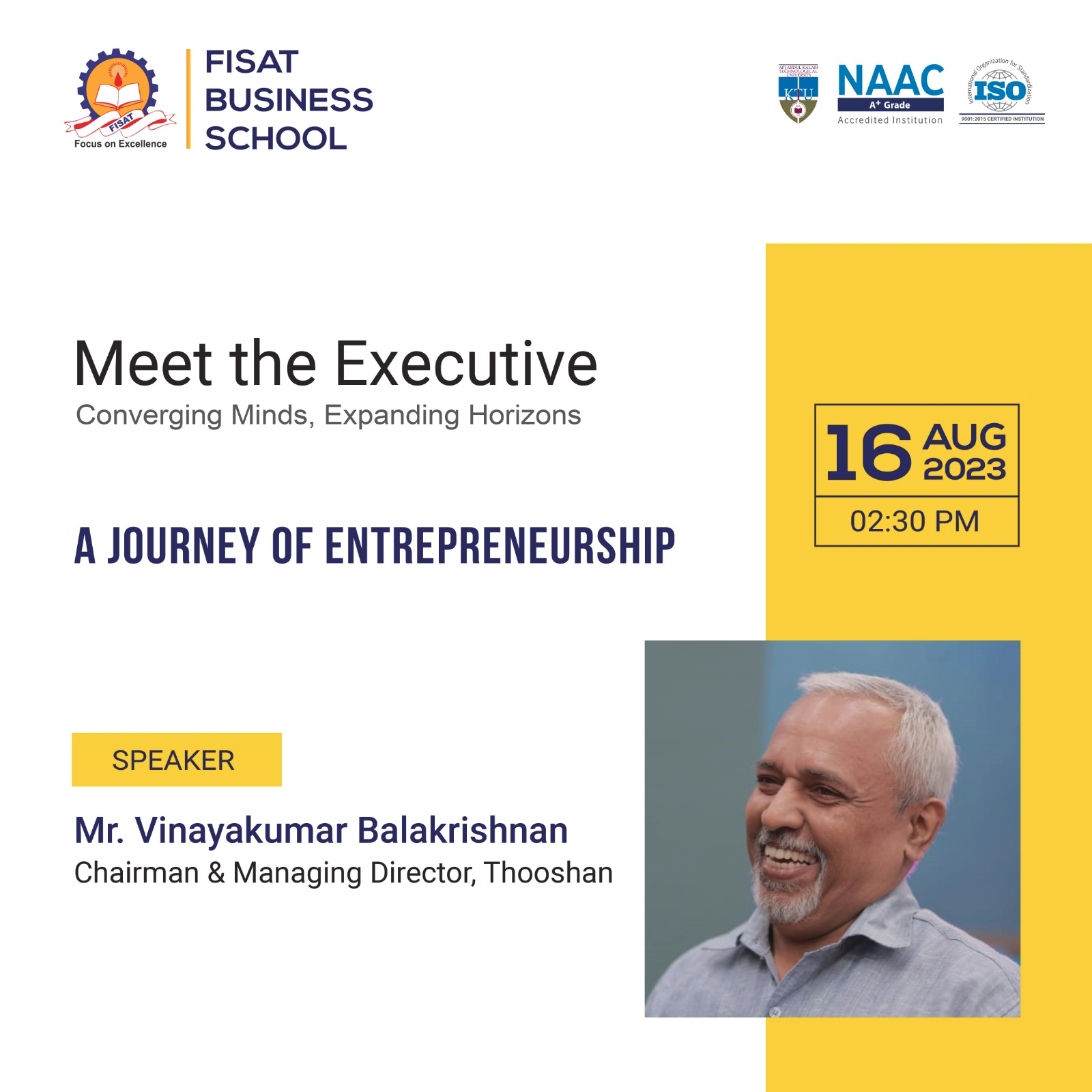 Meet the Executive Session” at FISAT Business School