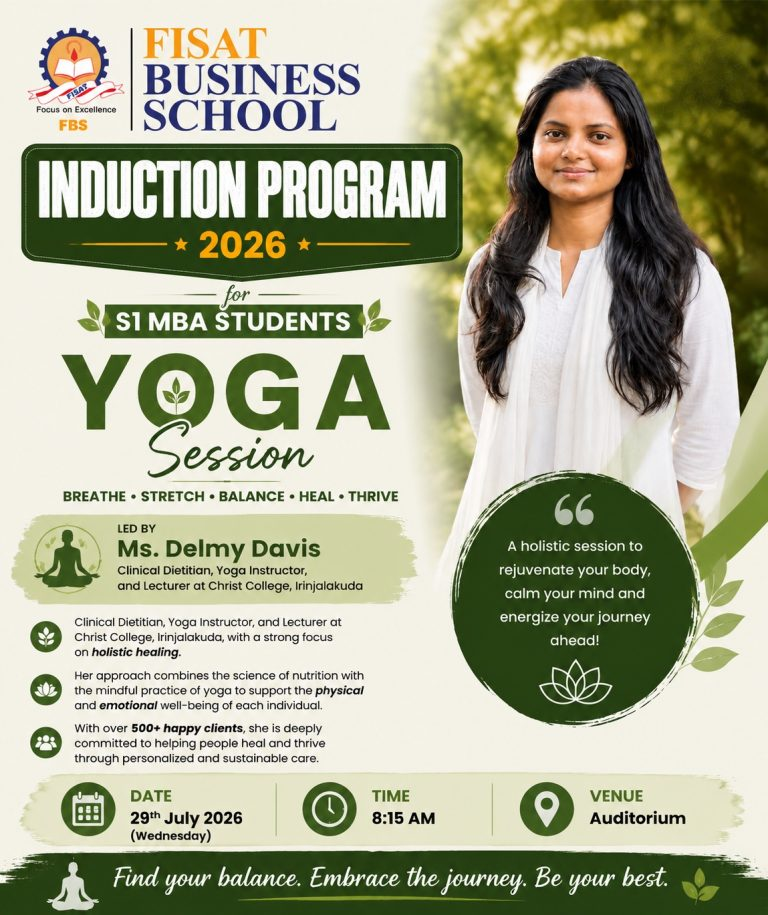 Induction Program 2026 – Yoga Session